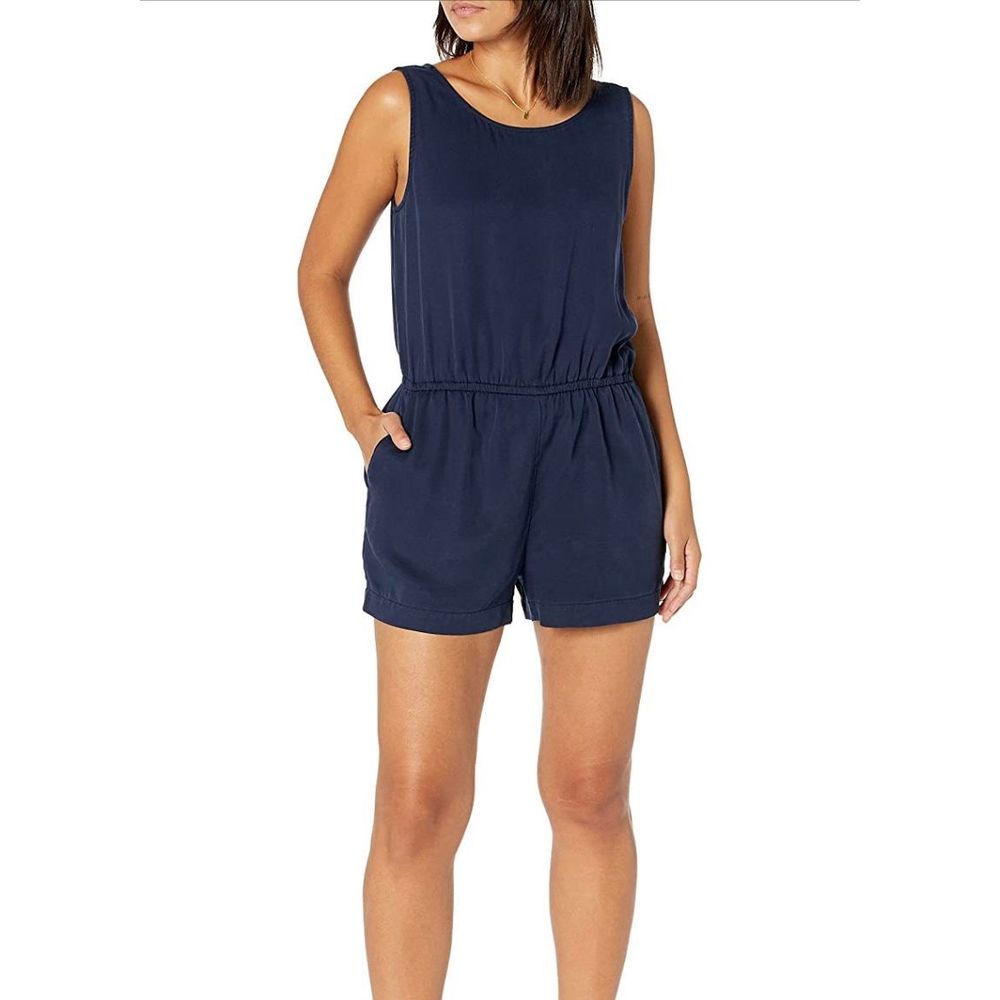 Navy Romper NWT